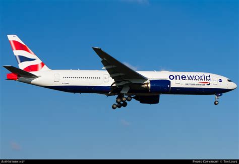 Aircraft Photo Of G YMMU Boeing 777 236 ER British Airways