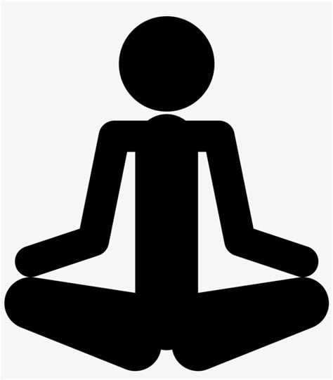 Person Silhouette In Meditation Posture In Spa Comments Meditation