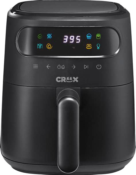 Customer Reviews Crux 3 Qt Digital Air Fryer Kit With Turbocrisp Black 17499 Best Buy