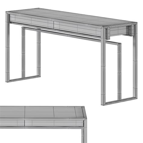 Sutter Console Porus Studio 3D Model For Corona