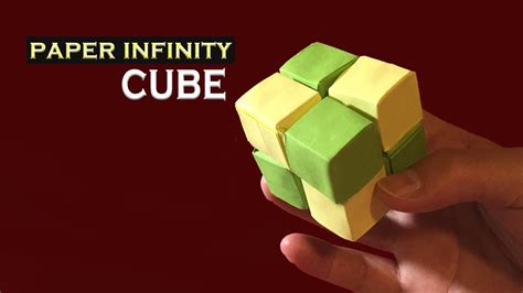 How To Make A Paper Infinity Cube Easy Origami Infinity Cube