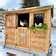 Outdoor Living Today 9 Ft W X 6 Ft Cabana Cedar Wood Garden Shed With