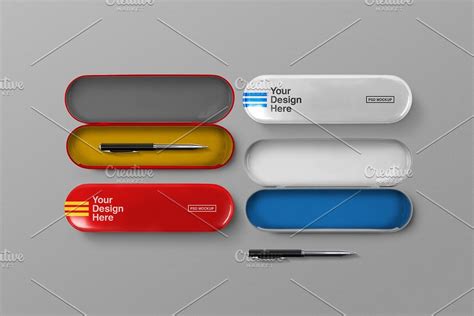 11 Best Free Pencil Case Mockup Psd Template Mockup Den