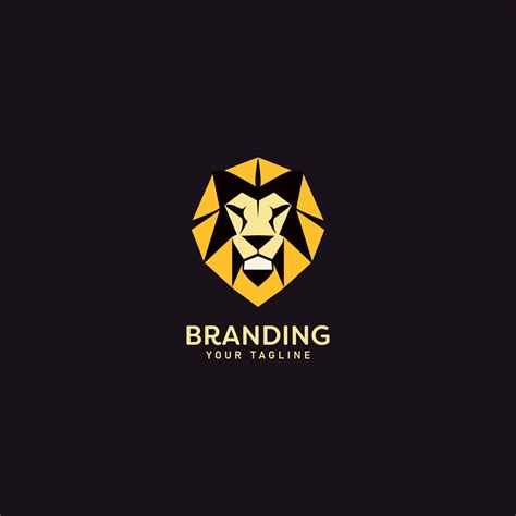 Lion King Logo Design Template 16834464 Vector Art at Vecteezy