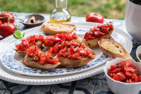 Knusprige Bruschetta Ein Italienischer Klassiker Eine Prise Lecker