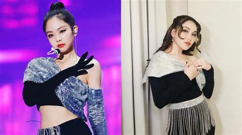 Potret Cetar Ayu Ting Ting Duplikasi Gaya Jennie Blackpink Saat