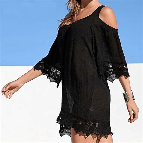 2019 Tunics for Beach Women Swimsuit Cover up Woman Swimwear Beach ...