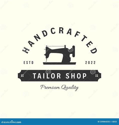 Sewing Machine Vector Style Logo Design Icon Template Illustration