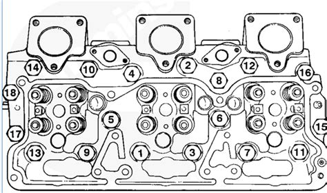 12 Valve Cummins Head Bolt Torque Sequence