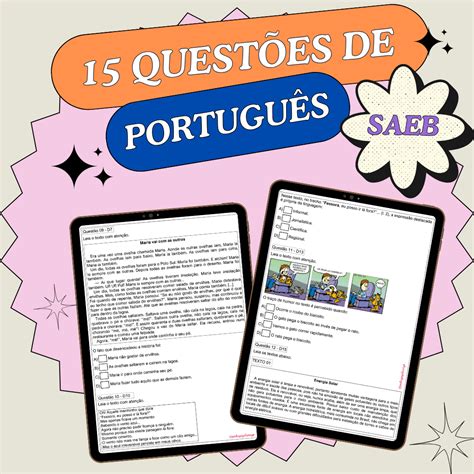 Quiz Saeb 5 Ano Português - Simulado de português – 5º ano (SAEB) – Pedagoga Lanny