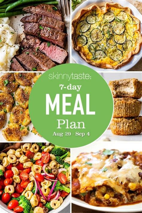 Day Healthy Meal Plan Aug Sept How To Go Healthy