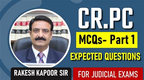 Criminal Procedure Code CRPC Most Important MCQs CrPC MCQs For