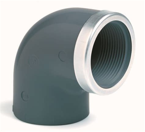 1 Pvc Plain Bsp Reinforced Elbow 90° Plaspipes Ltd