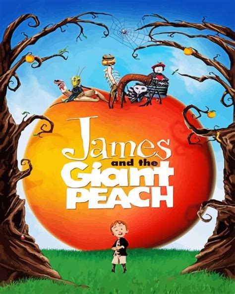 James And The Giant Peach Poster Paint By Numbers - Paintings by Numbers