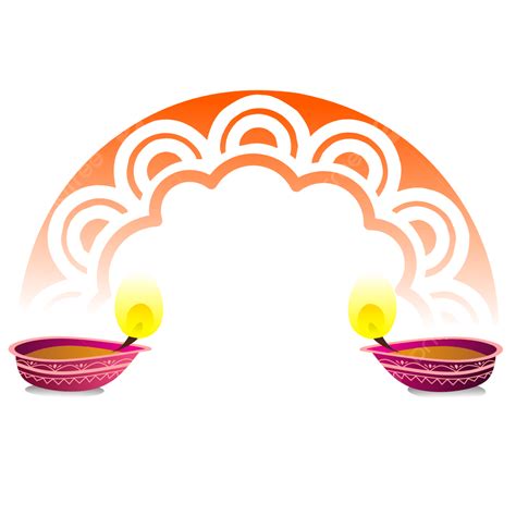 Diwali Diya With Design Vector Artwork Diwali Deepavali Diya Png And