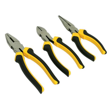 Sealey S0645 Comfort Grip Pliers Set 3pc Sealey S0645 Comfort Grip