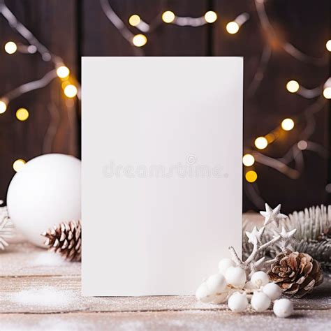 Christmas Postcard Mockup Stock Illustrations 4721 Christmas