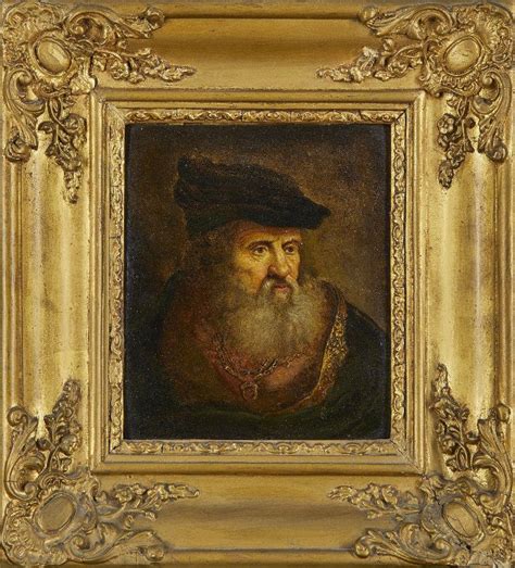 Govaert Flinck Portrait Of An Old Man With A Beret And Chain MutualArt