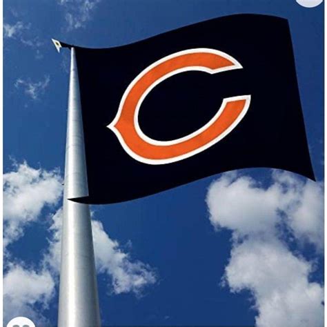 NFL Chicago Bears Football Logo Large Flag 3’ X... - Depop