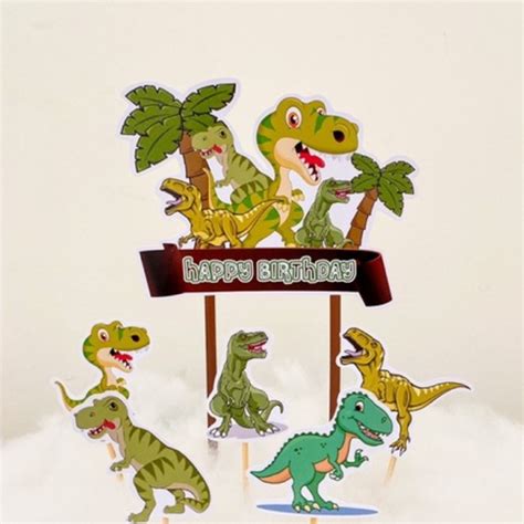 T Rex Toppert Rex Cake Toppert Rex Cake Toppert Rex Dinosaur Cake Decoration Shopee Malaysia