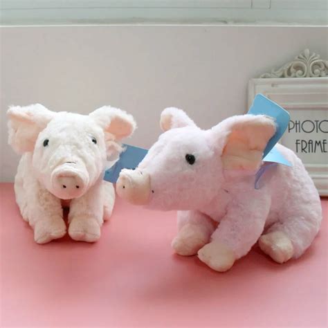 22cm Mini Simulation Pig Plush Toy Stuffed Animal Super Soft Long Plush Piggy Cute Toy Soft Doll ...