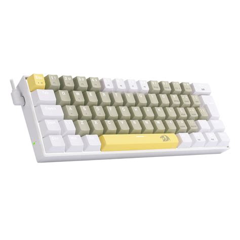 Teclado Gamer Mecânico Redragon Lakshmi LED White Switch Brown ABNT2