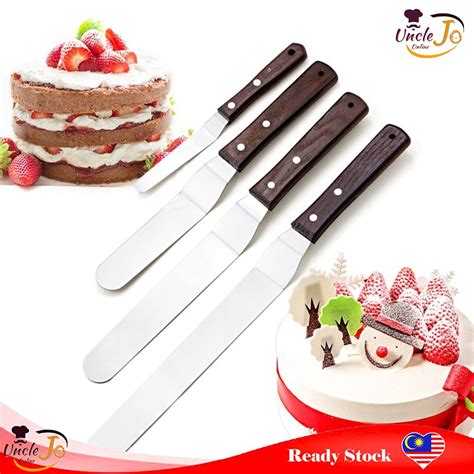 Stainless Steel Cake Spatula Butter Cream Frosting Knife Smoother