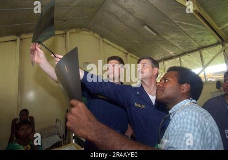 US Navy Lt Cmdr Review Medical Care Charts Stock Photo Alamy