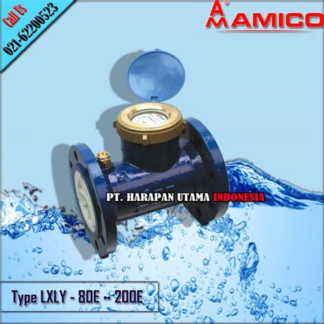 Jual Water Meter Amico Type LXLY 80E Size 3 Inch DN80mm Horizontal