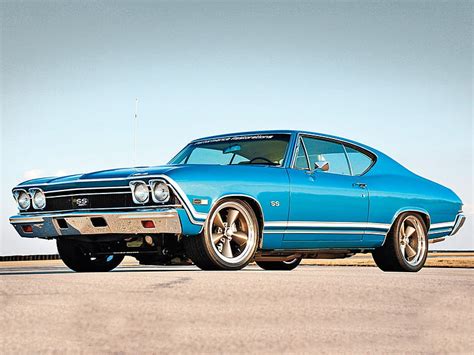 1968 Chevrolet Chevelle Classic Gm Bowtie Blue Hd Wallpaper Peakpx