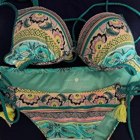 Shade Shore Swim Shade Shore Teal Bikini Poshmark