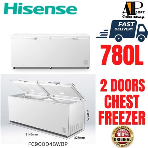 FREE SHIPPING Hisense FC900D4BWBP 780L Chest Freezer Shopee Malaysia