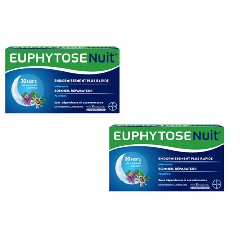 Euphytose Nuit Comprim S Lot De Pharmacie Bastille