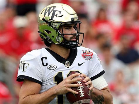 Sam Hartman Becames Top Quarterback To Play For The Demon Deacons By