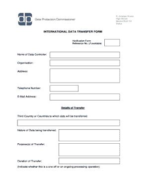 Fillable Online Idpc Gov Transfer Of Data Form Bidpcgovmtb Idpc Gov