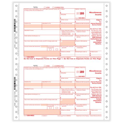 1099 Misc Form Printable