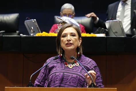 Senadora Xóchitl Gálvez Ruiz Para Presentar Su Voto Particular Ley De