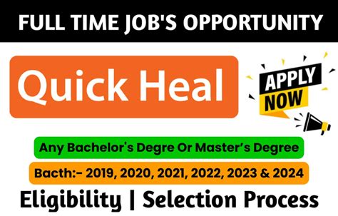 Quick Heal Off Campus Drive 2024 For Software Engineer I