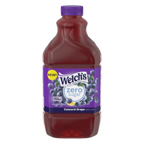 Welchs Zero Sugar Concord Grape Juice Drink 64 Fl Oz Kroger