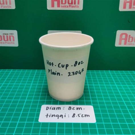 Promo Hot Cup 8oz Plain White Isi 50pcs Diskon 38 Di Seller Siennaa Shop Wanasari Kab