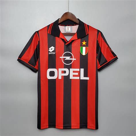 Ac Milan Home Retro Football Kit Jersey Etsy