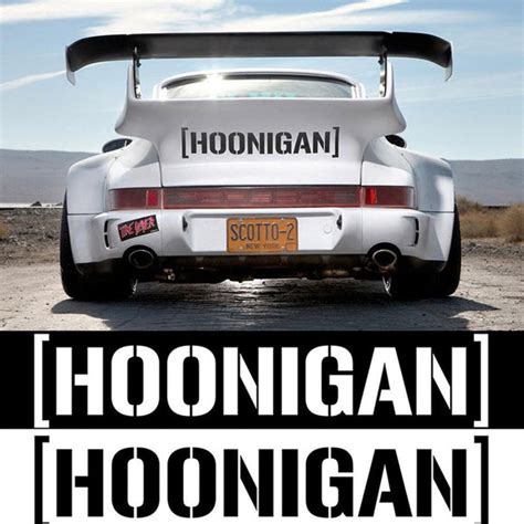 Hoonigan Decals car sticker – Tokyo Tom's