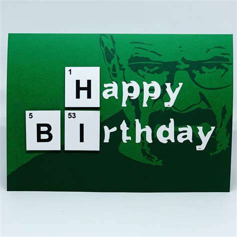 Breaking Bad Birthday Card