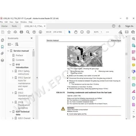 Liebherr Wheel Loader L538 Service Repair Manual