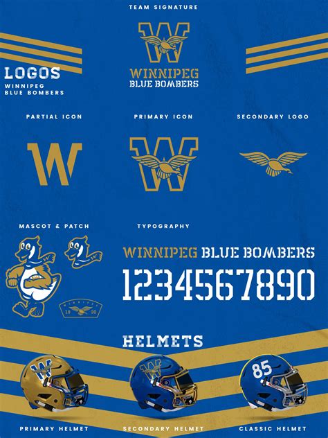 UNOFFICiAL ATHLETIC | Winnipeg Blue Bombers Rebrand