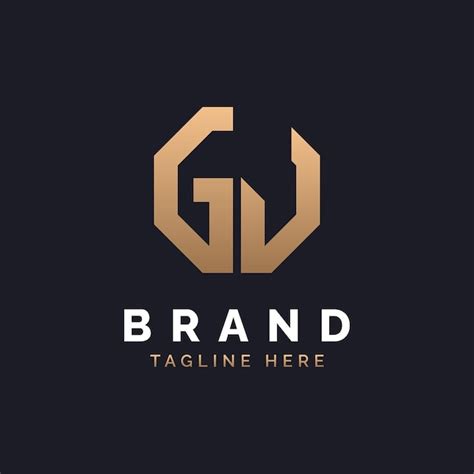 Premium Vector GJ Logo Design Modern Minimal Elegant And Luxury GJ