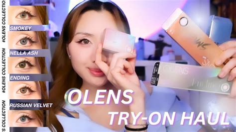 Olens Contacts Try On Haul 🫧 Nella Ash Smokey Russian Ending Series Youtube