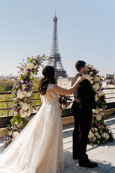 A Dreamy Eiffel Tower Terrace Wedding at Shangri-La Hotel, Paris