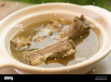 pork chop soup Stock Photo - Alamy