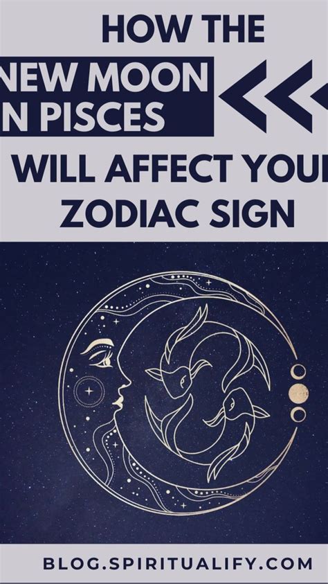 How the New Moon in Pisces on March 13 Will Affect Your Zodiac Sign | Zodiac signs, New moon ...